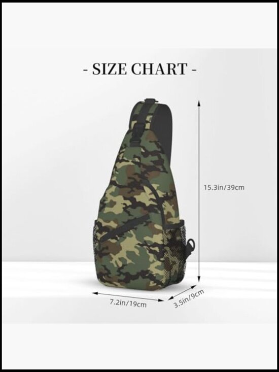 Unisex Sling Bag Crossbody Backpack Casual Daypack Travel Hiking Shoulder Bag main image 6